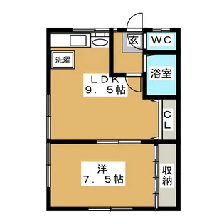 PLAZA館【2階】の間取り