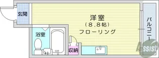 Kanon Sendai【2階】の間取り