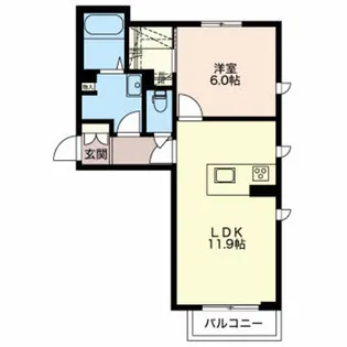 TENTOH【2階】の間取り