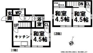 広島県安芸高田市吉田町上入江【一戸建】の間取り