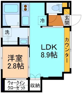 インテグラル ブリージョ【1階】の間取り