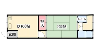 新家ハイツ【2階】の間取り