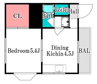 サンロード津高【2階】の間取り