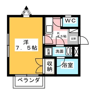 CRANE・TORTOISE(クレイントータス)【2階】の間取り