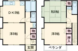 松崎テラスハウスの間取り