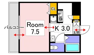 MSDハイツII【3階】の間取り