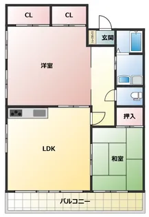 ホームズ’02【4階】の間取り