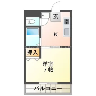 サンライフ宏和【2階】の間取り