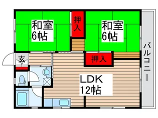第一コーポ長谷川【3階】の間取り