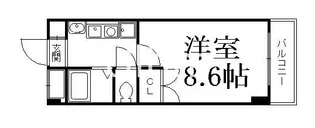 ラフェンテ友【2階】の間取り