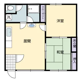 佐野ハイツ【2階】の間取り