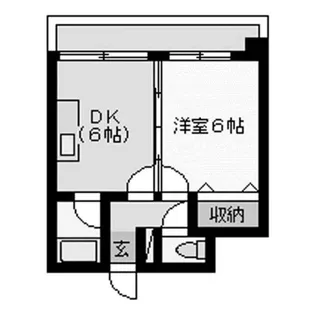 クオーレ中川【3階】の間取り