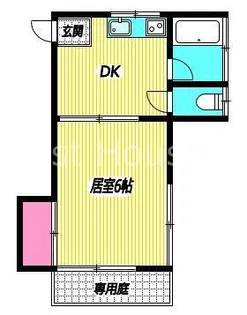 東京都中野区松が丘1【アパート】の間取り