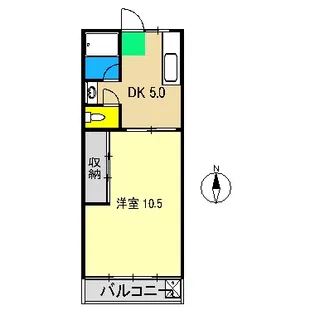 高知県高知市高須新町4【マンション】の間取り