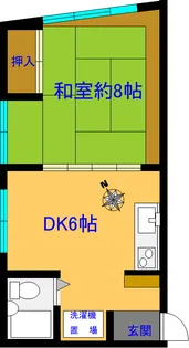 石神ハイツ【2階】の間取り
