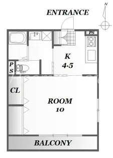 シュール南佐古【2階】の間取り