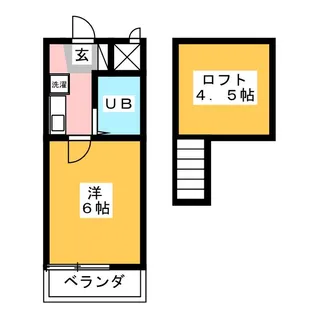 シティパレス東久留米II【2階】の間取り