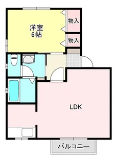 クレストI【1階】の間取り