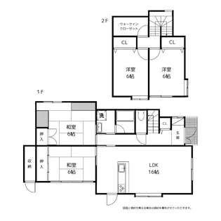 富山県富山市五艘【一戸建】の間取り