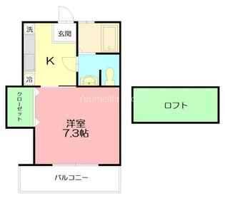 神奈川県秦野市南矢名【アパート】の間取り