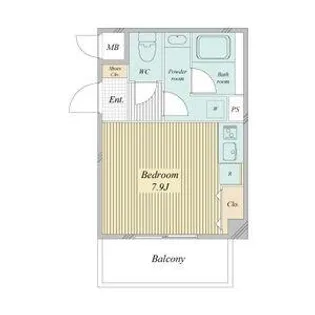 1Rの間取り画像