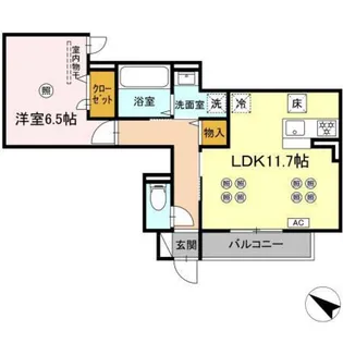 GROVE【1階】の間取り