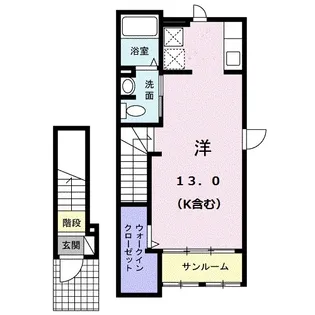 フレミールヴァンC【2階】の間取り