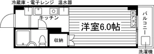 スカイレジデンス【1階】の間取り