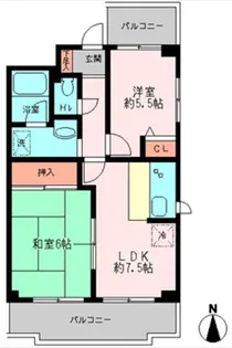 ベルコート町田【3階】の間取り
