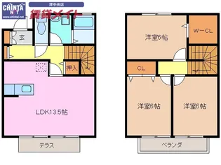 Maison Symphony B【1階】の間取り