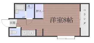BASIC城山101号【1階】の間取り
