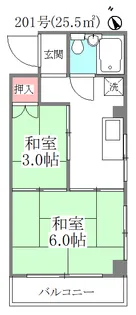 ソレイユ新宿【2階】の間取り