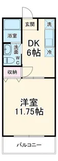 ラ・カーサ・フェリーチェ【3階】の間取り