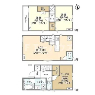 千葉県船橋市前原西1【一戸建】の間取り