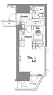 パークハビオ青山【10階】の間取り