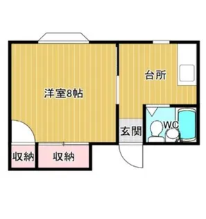 キャピトルハイツ北山【1階】の間取り