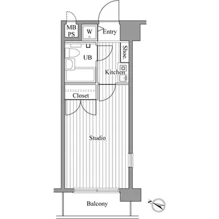 ジェイパーク池袋公園前【4階】の間取り