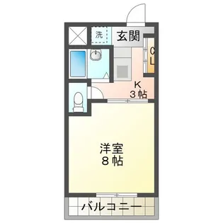 Kハウス【5階】の間取り