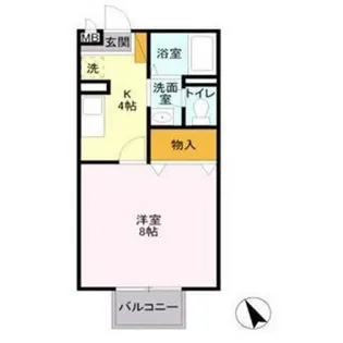 埼玉県さいたま市北区日進町2【アパート】の間取り