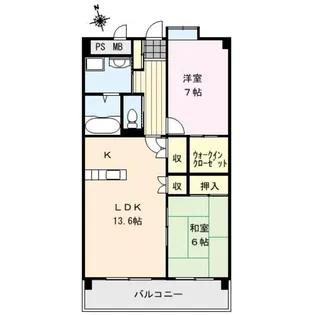 ステラ・コート参番館【4階】の間取り