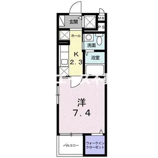 ココ・リヴァージュ【1階】の間取り