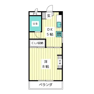 ユングハイム山野田【2階】の間取り