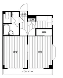 メゾン・ド・セシカ【2階】の間取り