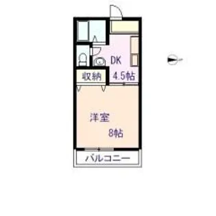 ヴィラ稲岡C棟【2階】の間取り