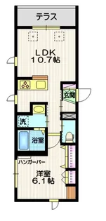 GRANDE NINE【1階】の間取り