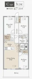 東京都武蔵野市境1【マンション】の間取り