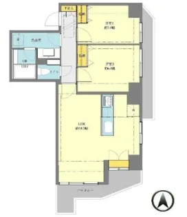 プロスペクト清澄庭園【2階】の間取り