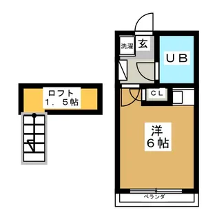 東京都品川区西五反田4【アパート】の間取り
