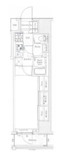 Log上野駅前【10階】の間取り