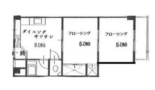 鈴蘭ビル【6階】の間取り